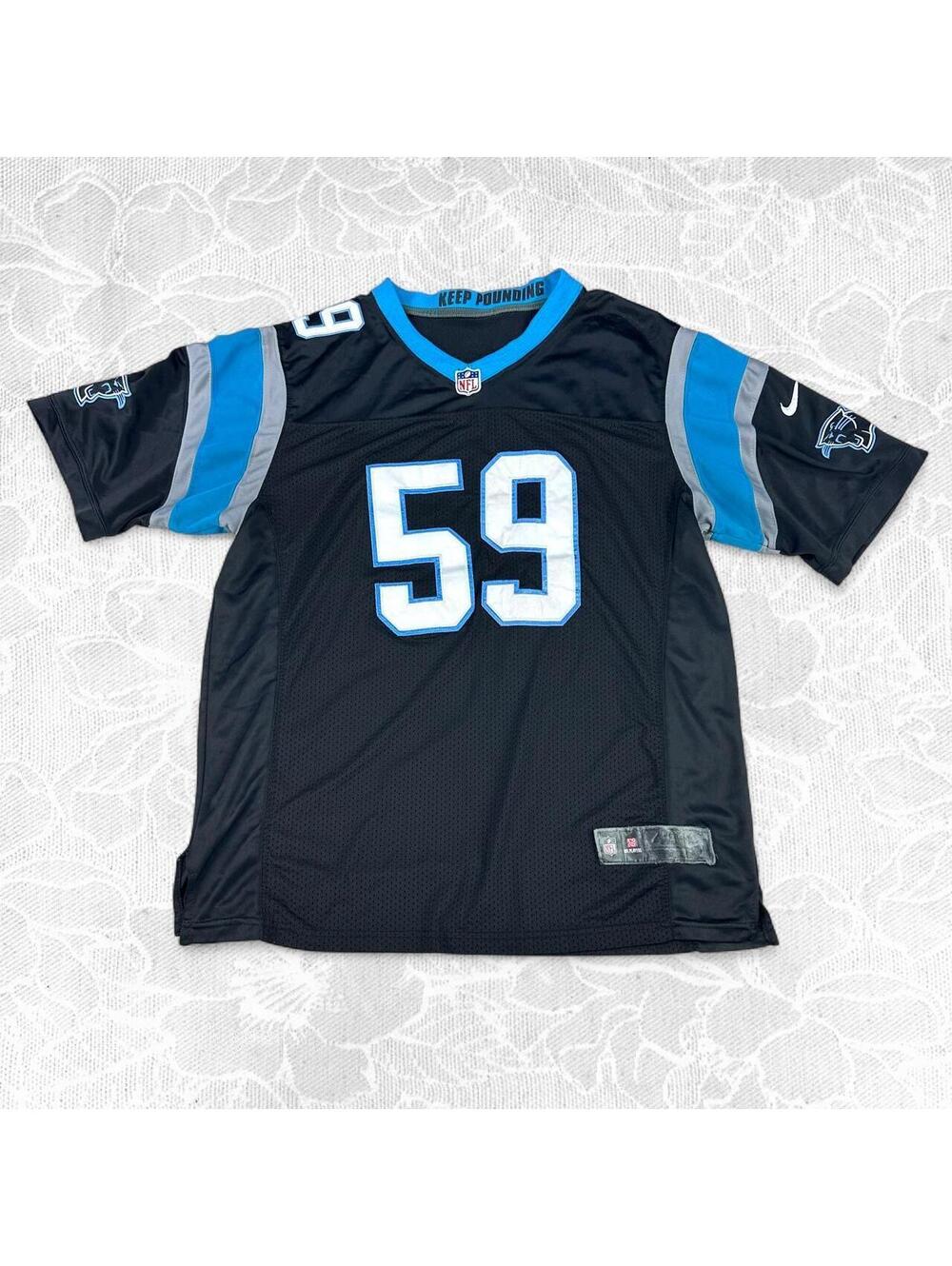Nike On-Field NFL Carolina Panthers Luke Kuechly #59 Jersey - Size 48 (XL)